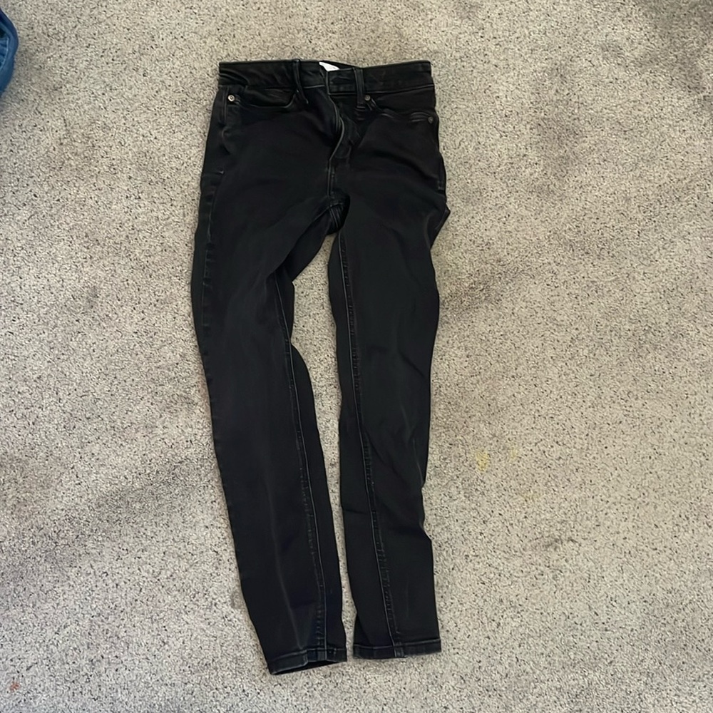 Black size 4 Lauren Conrad high waist skinny jeans